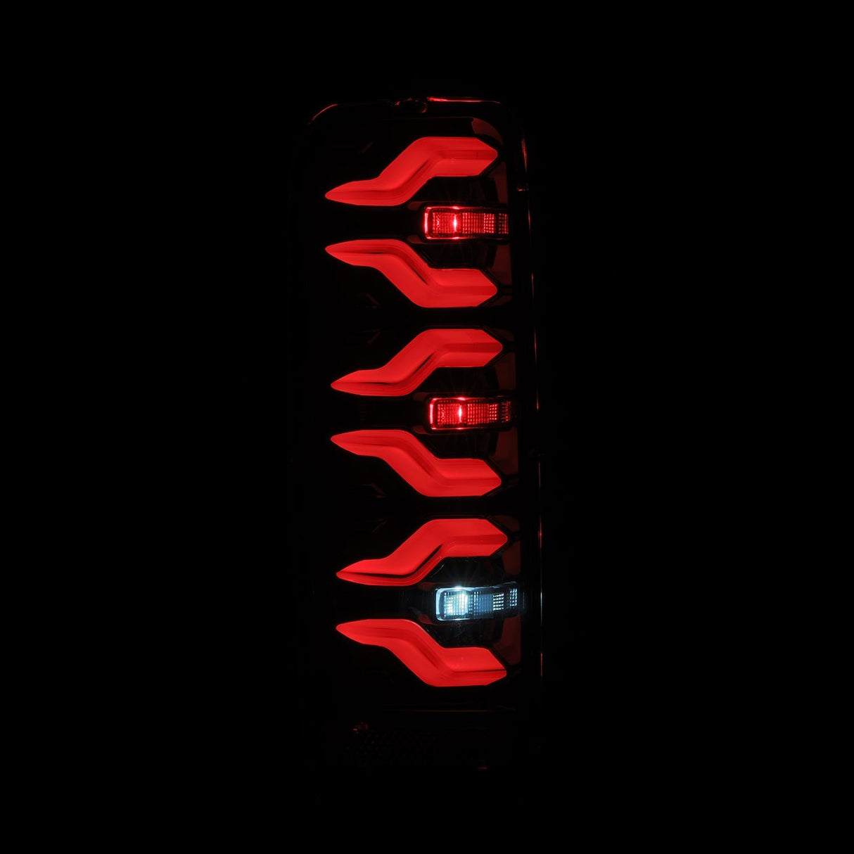 87-96 Ford F-Series/Bronco LUXX-Series LED Tail Lights Alpha-Black