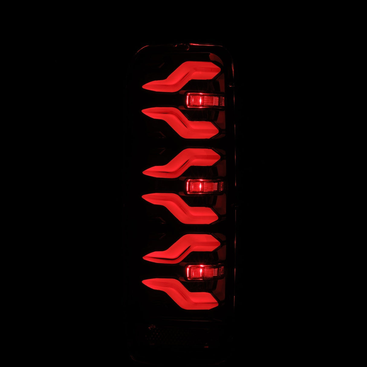 87-96 Ford F-Series/Bronco LUXX-Series LED Tail Lights Alpha-Black
