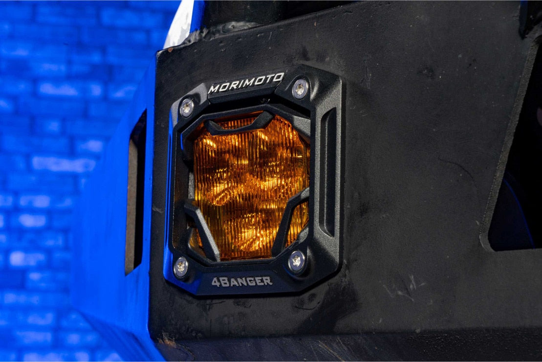 Flush Mounting Kit: Morimoto 4Banger Pods