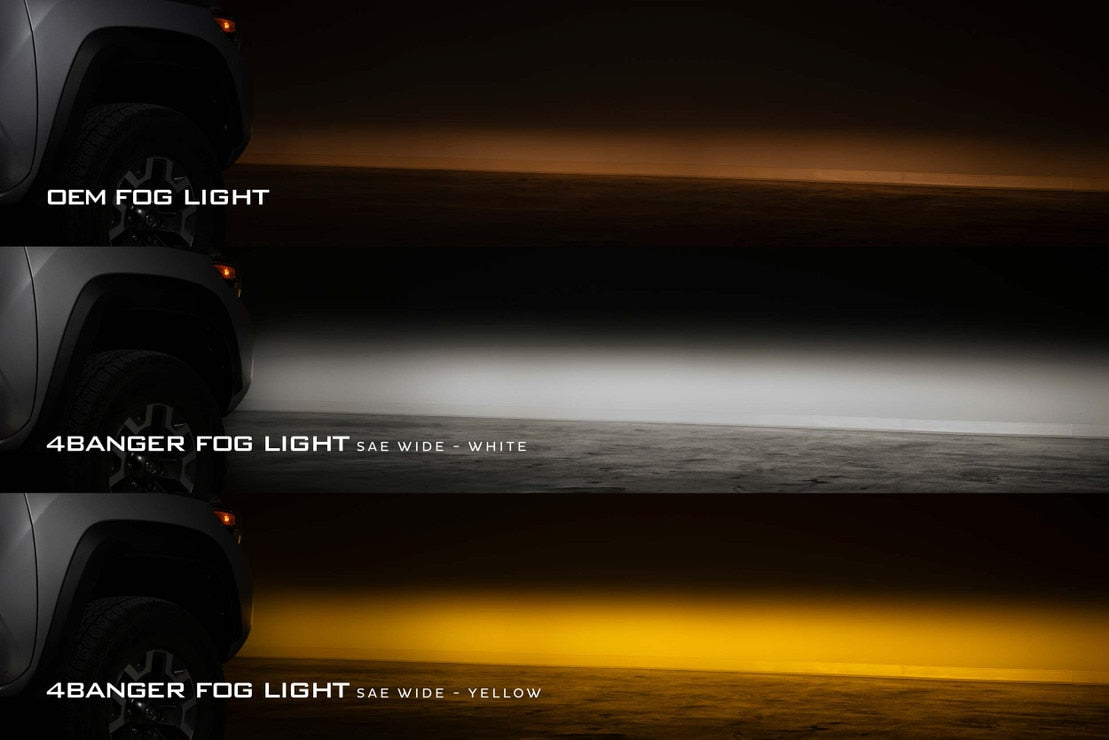 Feux antibrouillard à LED 4Banger : Toyota Tacoma (16-23)