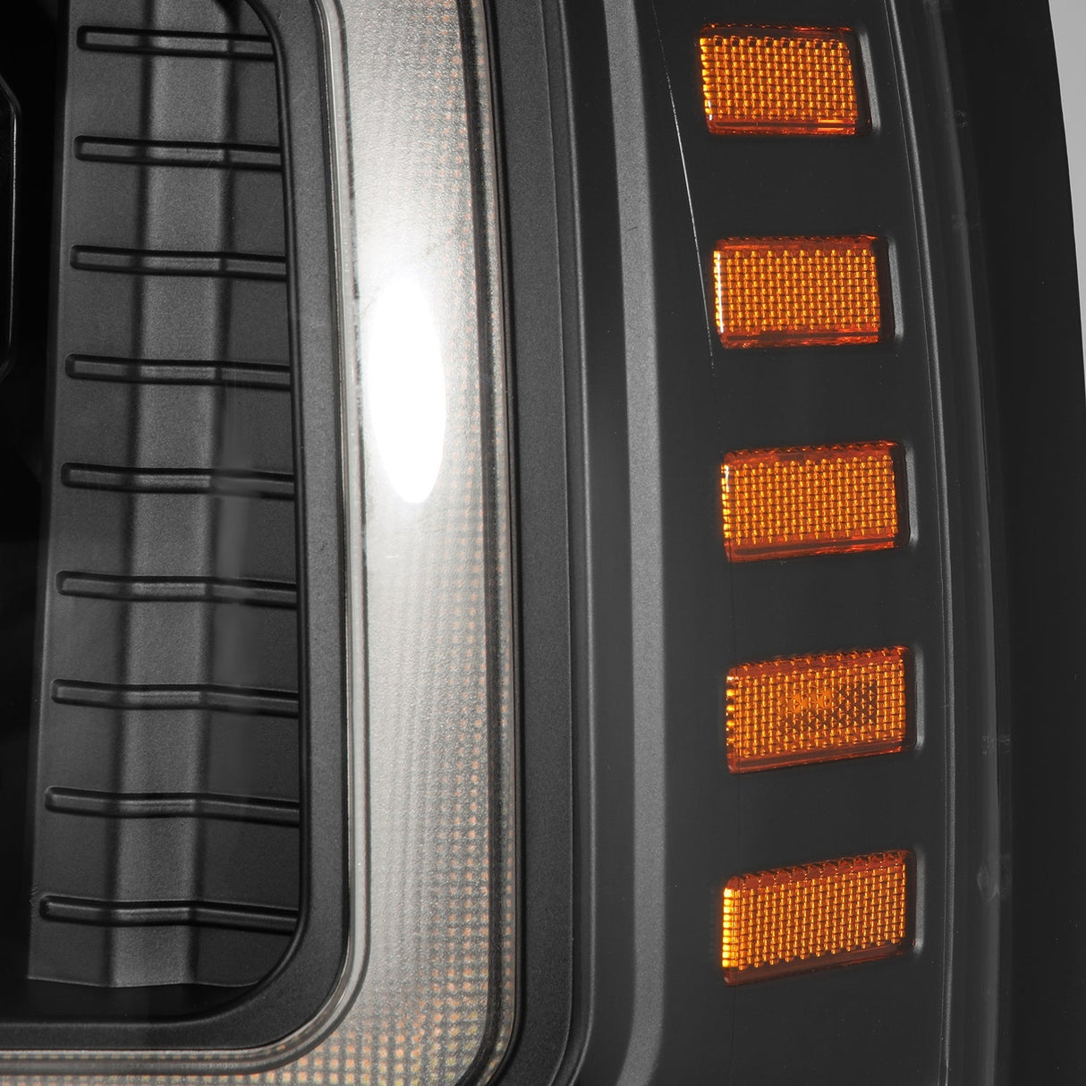 92-96 Ford F-Series/Bronco NOVA-Series LED Projector Headlights Black