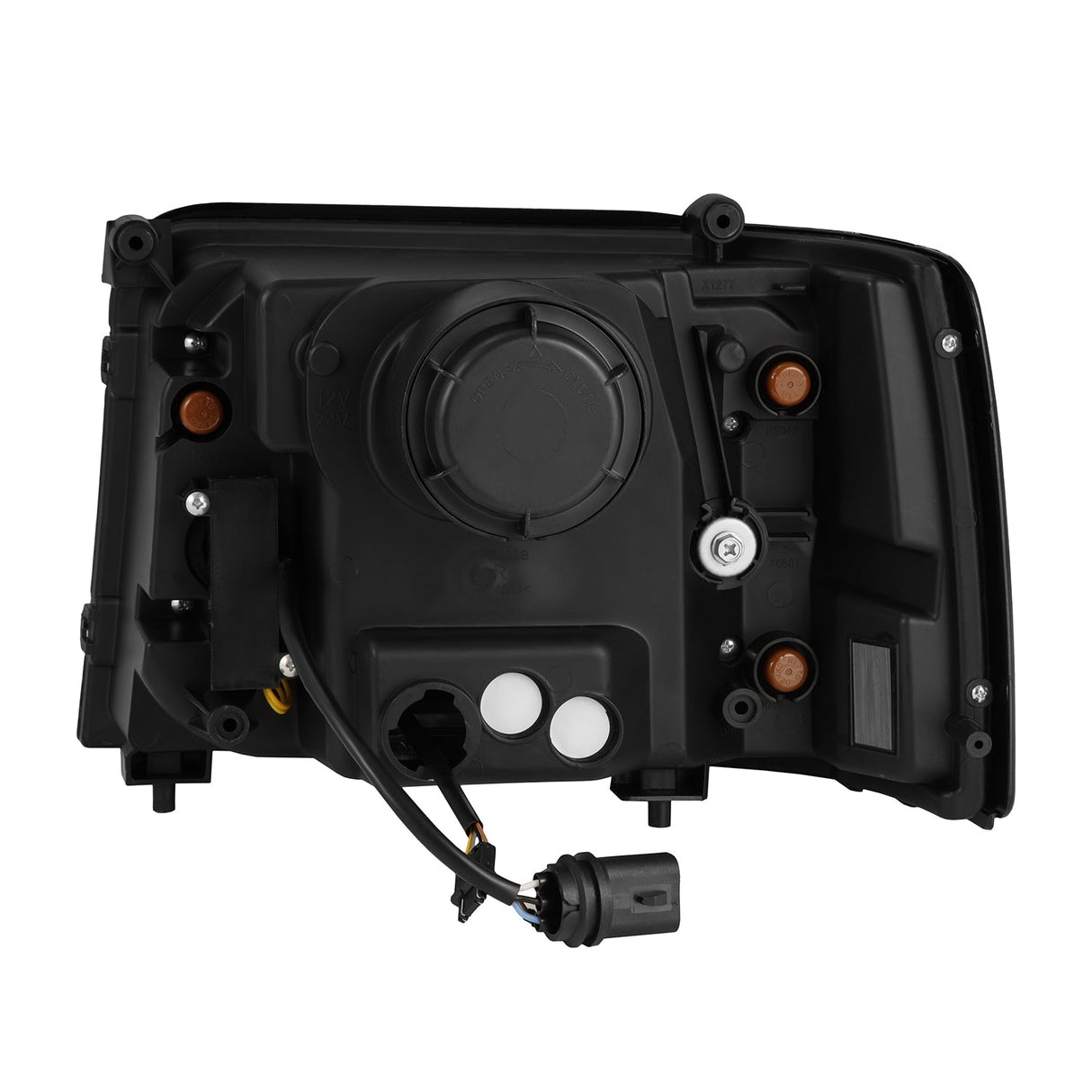 Phares halogènes projecteurs noirs pour Ford F-Series/Bronco PRO-Series 92-96