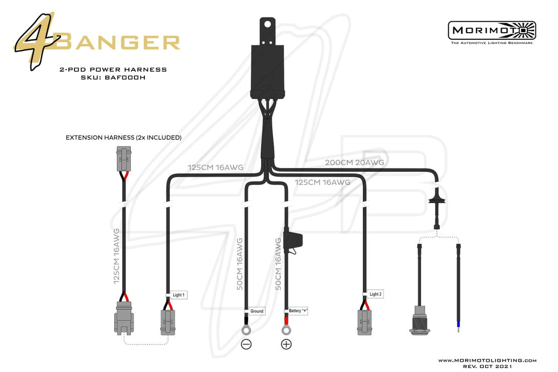 Offroad: 2-Pod Power Harness