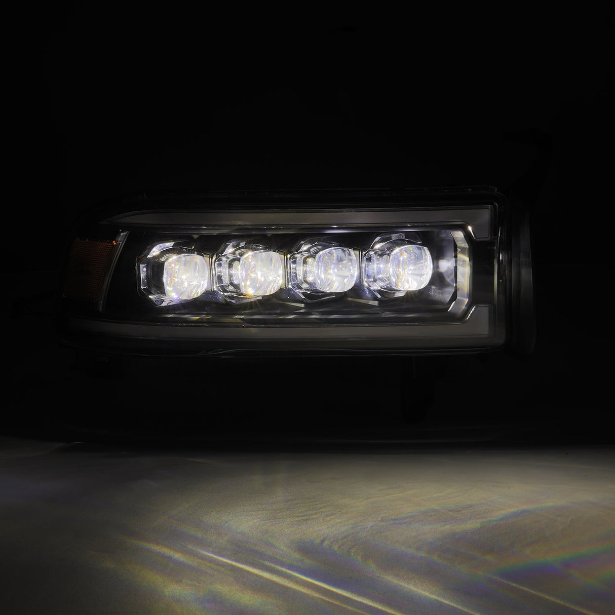 94-01 Dodge Ram 1500/94-02 Ram 2500/3500 NOVA-Series LED Headlights Alpha-Black