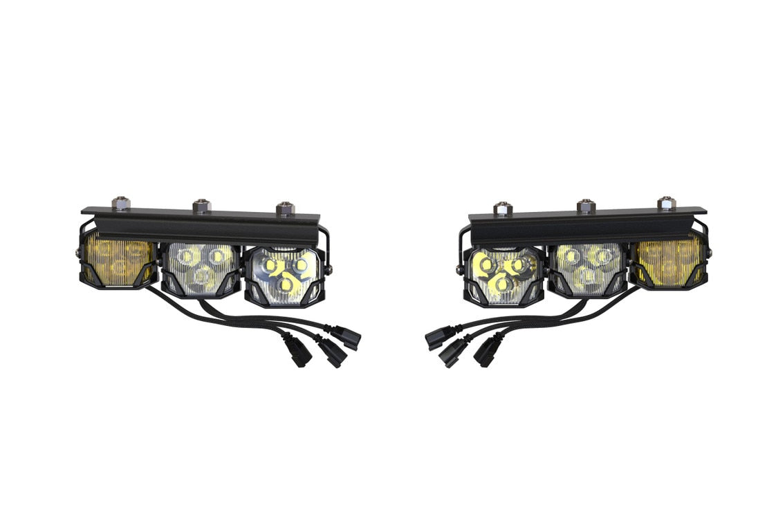 4Banger Led Fog Lights: Ford Bronco (21+) BRACKETS