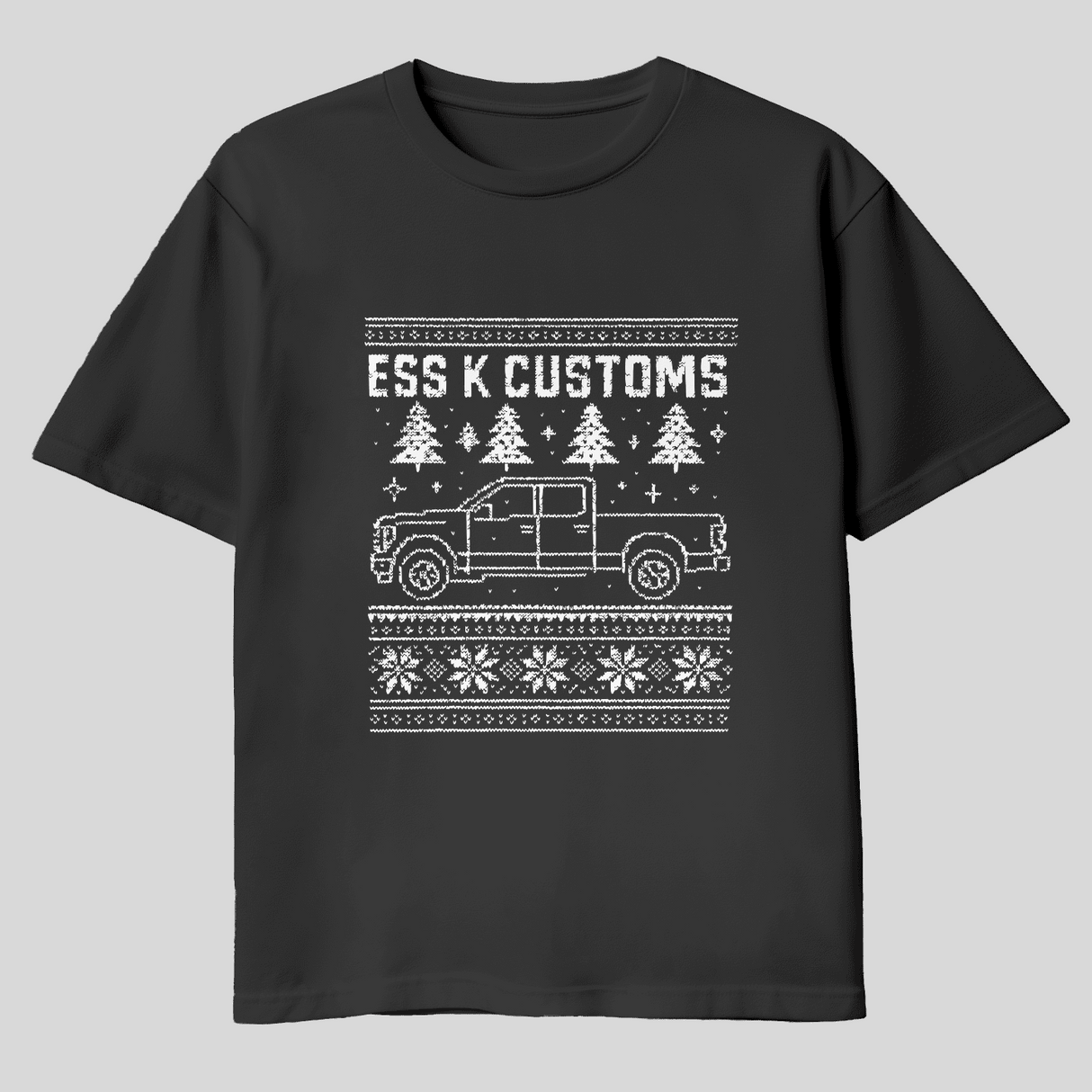 Ess K Customs - Limited Edition Christmas Tee - Black