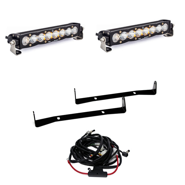 Toyota S8 Dual 10 Inch Grille Upper Light Kit - Toyota 2014-18 4Runner