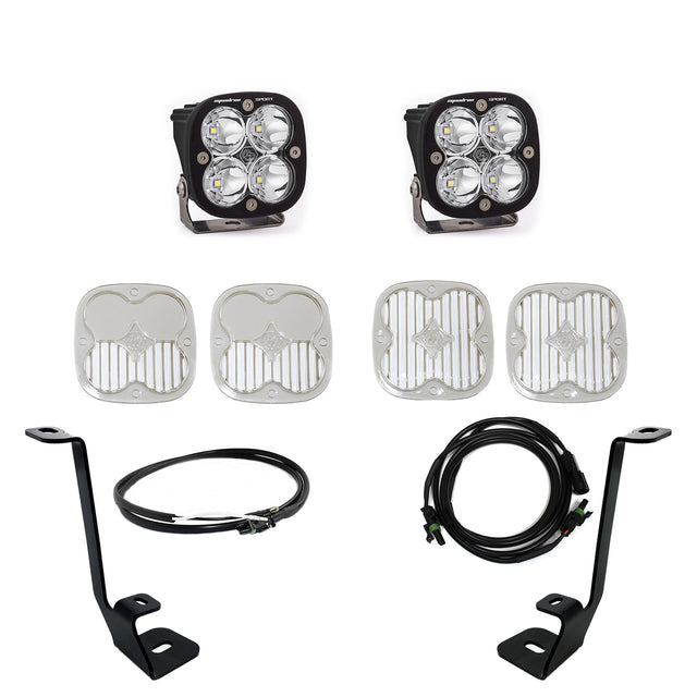Ford Squadron Sport A-Pillar Light Kit - Ford 2021-23 F-150