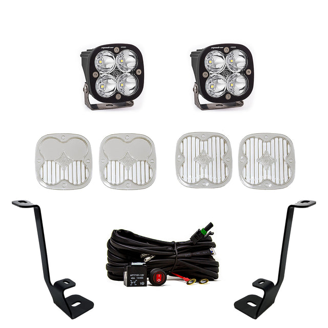 Kit de pilier F-150 A Squadron Pro Spot 21-On F-150 avec aménagement Baja Designs