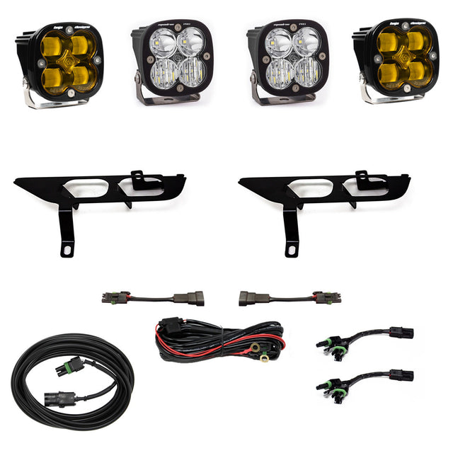 Ford Squadron SAE/Sport Fog Pocket Light Kit - Ford 2021-23 F-150