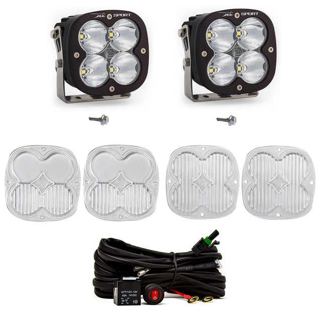 Kit d'éclairage Bronco A Piller 21-Up Ford Bronco XL Sport Spot avec installateur Baja Designs