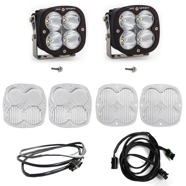 Kit d'éclairage Bronco A Piller 21-Up Ford Bronco XL Sport Spot avec installateur Baja Designs