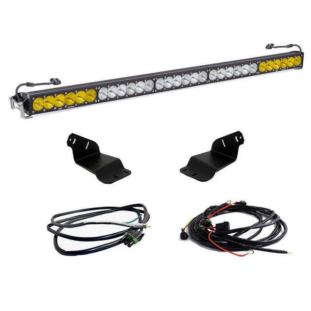 Kit de barres lumineuses de toit Bronco 21-Up Ford Bronco 50 pouces Onx6+ double commande avec aménagement Baja Designs