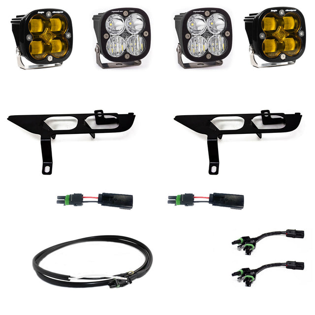 Ford Squadron SAE/Pro Fog Pocket Light Kit - Ford 2021-23 F-150