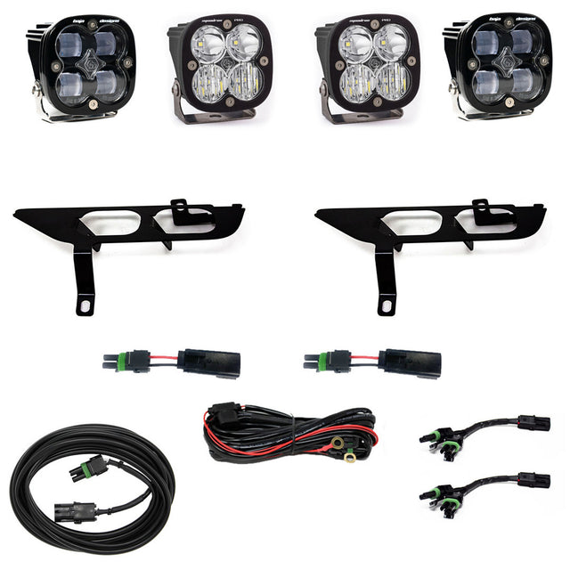 Ford Squadron SAE/Pro Fog Pocket Light Kit - Ford 2021-23 F-150