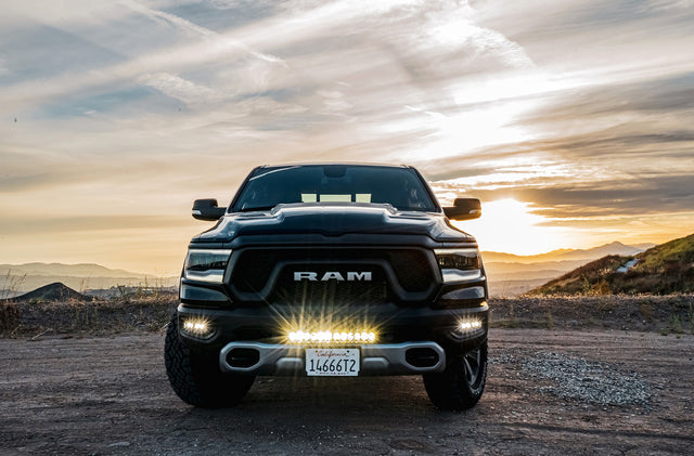 RAM S2 Sport Dual Fog Pocket Light Kit - RAM 2019-24 1500 Rebel; 2021-24 1500 TRX