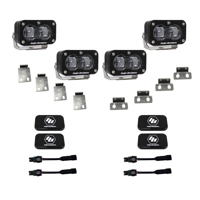 Ford Raptor S2 SAE Dual Fog Pocket Kit - Ford 2021-2026 F-150 Raptor, 2024-2026 F-150 Raptor 37/R