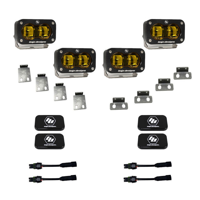 Ford Raptor S2 SAE Dual Fog Pocket Kit - Ford 2021-2026 F-150 Raptor, 2024-2026 F-150 Raptor 37/R