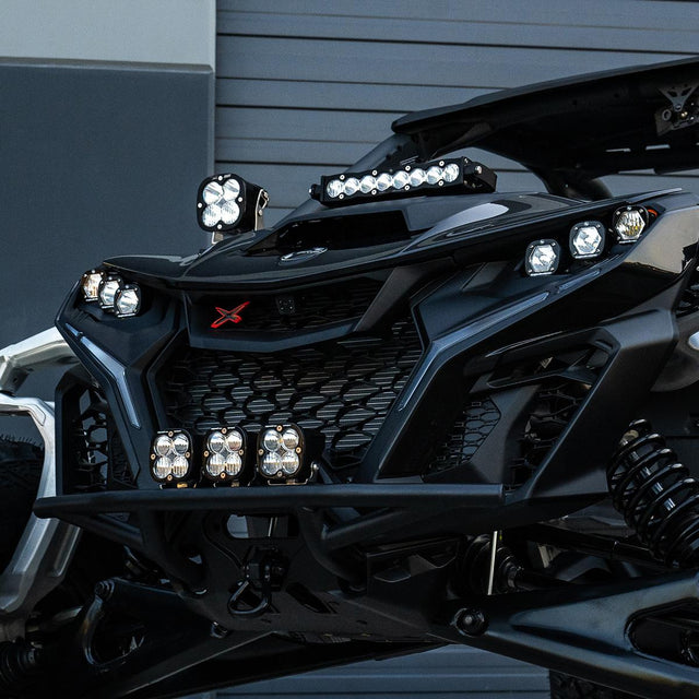 Kit de tour d'amortisseur Can-Am, Maverick R, Amber 10 pouces S8 Baja Designs