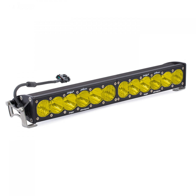 Barre lumineuse LED de 50 pouces, modèle de conduite large ambre, série OnX6, conceptions Baja