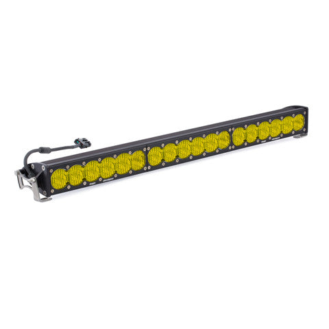 Barre lumineuse LED de 50 pouces, modèle de conduite large ambre, série OnX6, conceptions Baja