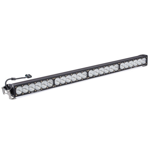 Barre lumineuse LED de 50 pouces, modèle de conduite large ambre, série OnX6, conceptions Baja