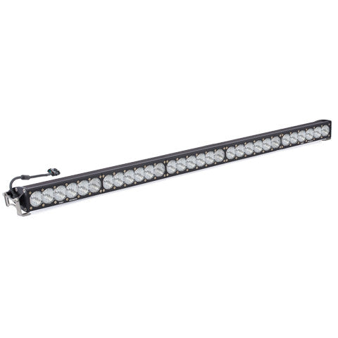 Barre lumineuse LED de 50 pouces, modèle de conduite large ambre, série OnX6, conceptions Baja
