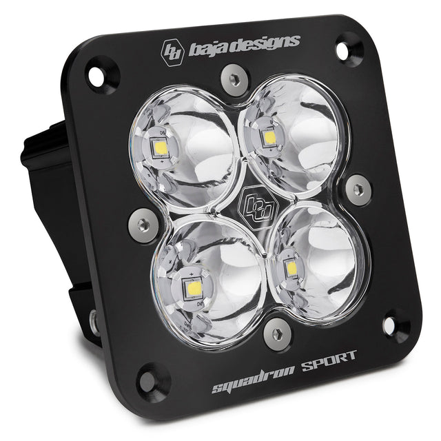 Phare auxiliaire à LED encastré Squadron Sport noir – Universel