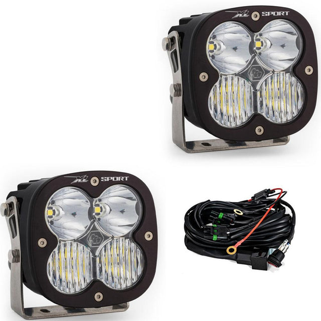 Paire de modules de lumière LED à motif de virage large, série XL Sport, Baja Designs