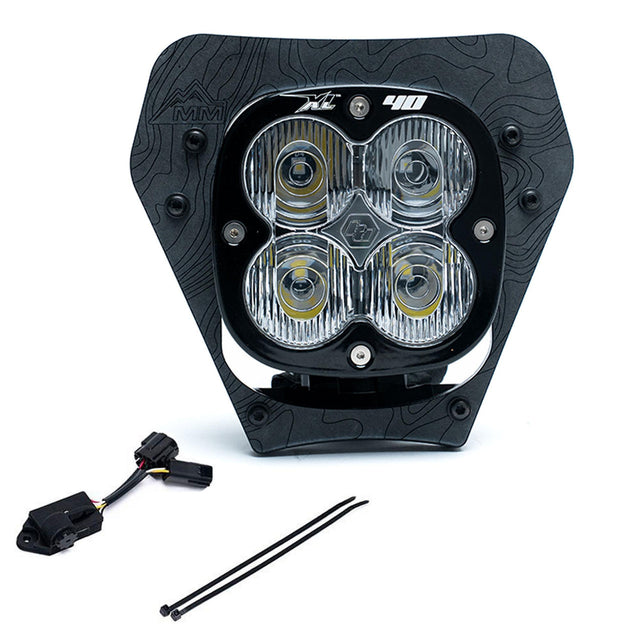 XL40 (D/C) LED Headlight Kit w/ Dimmer - KTM 150-300 XC-W; 350-500 XW-F; 450 XCF-W ('24-26)
