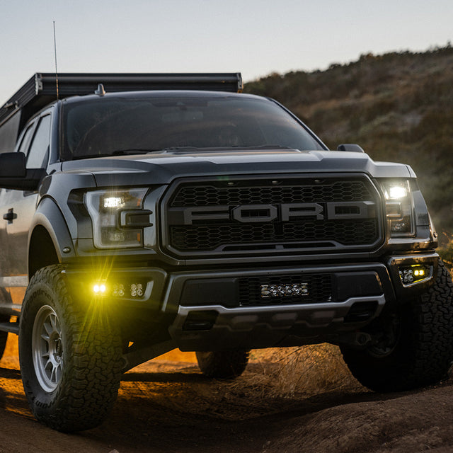 Ford Raptor Squadron/S2 SAE "Sportsman" Fog Pocket Light Kit - Ford 2017-20 F-150