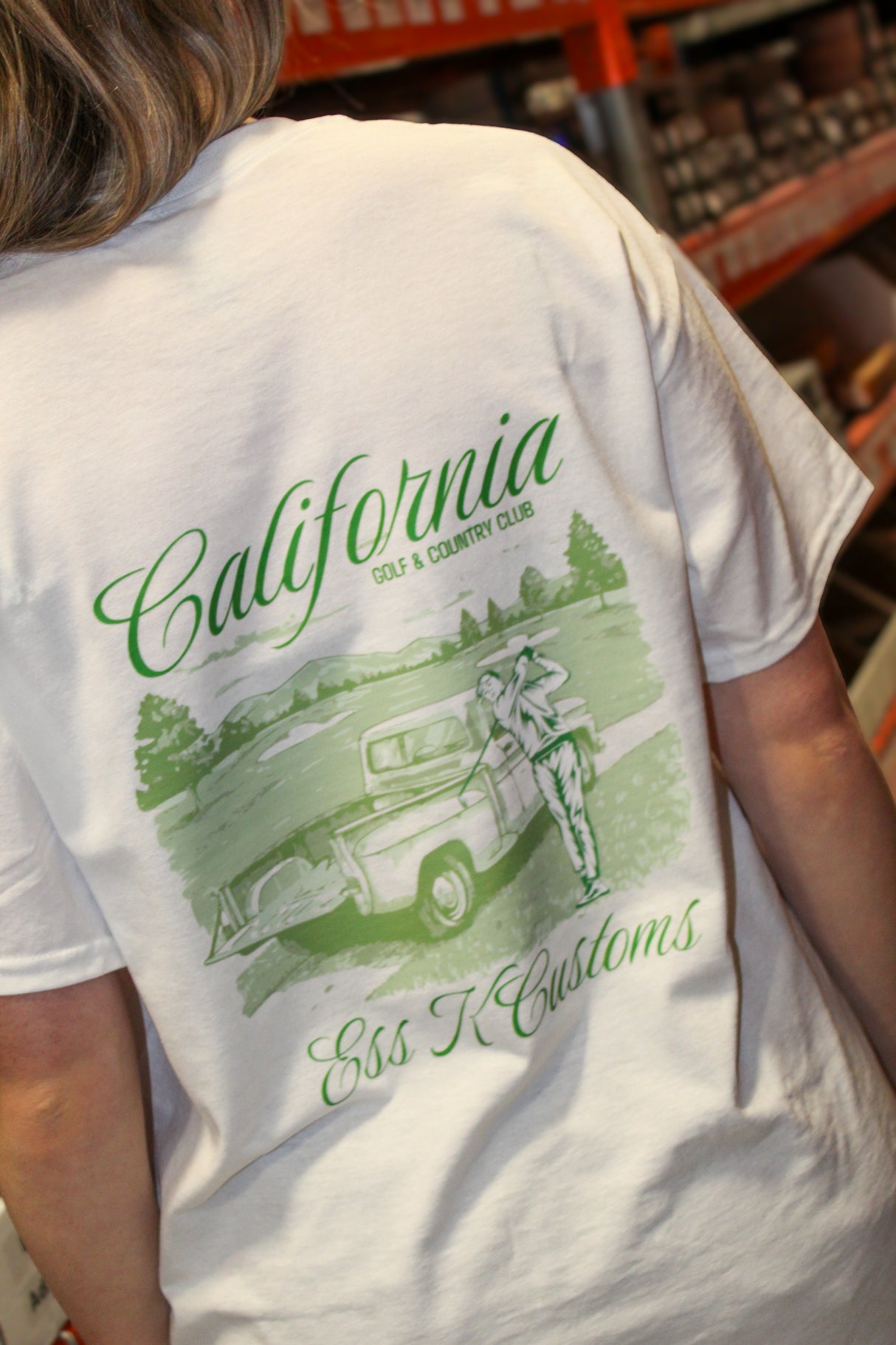 Ess K Customs - Limited Edition Golf Tee | White