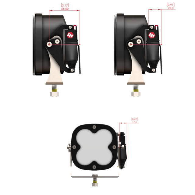 Kit d'actionneur lumineux REFLEX™ – Boîtier LP4/LP6/LP9/XL-M - Universel