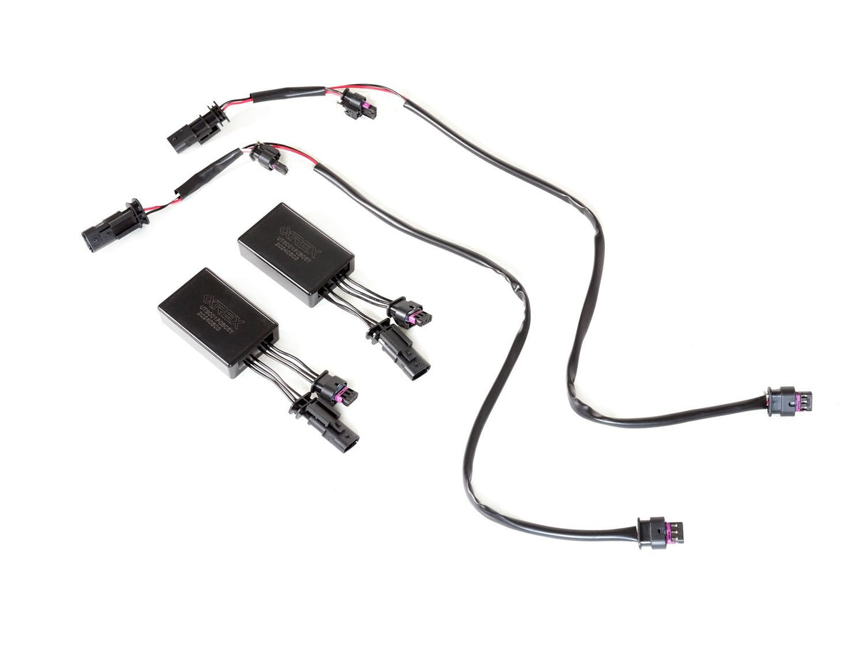 Décodeur AlphaRex pour Tesla Model 3/Y 17-23 avec phares à réflecteur d'origine pour installer des feux antibrouillard DoubeTap