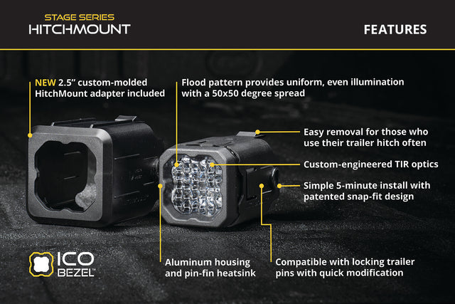 HitchMount LED Pod Reverse Kit for 2023-2026 GMC Canyon