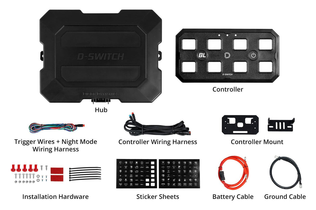 Panneau de commutation 8 canaux Diode Dynamics D-Switch