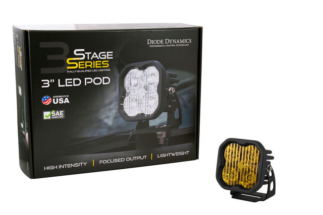 Stage Series 3" Ss3 Jaune Led Pod Standard (Paire)