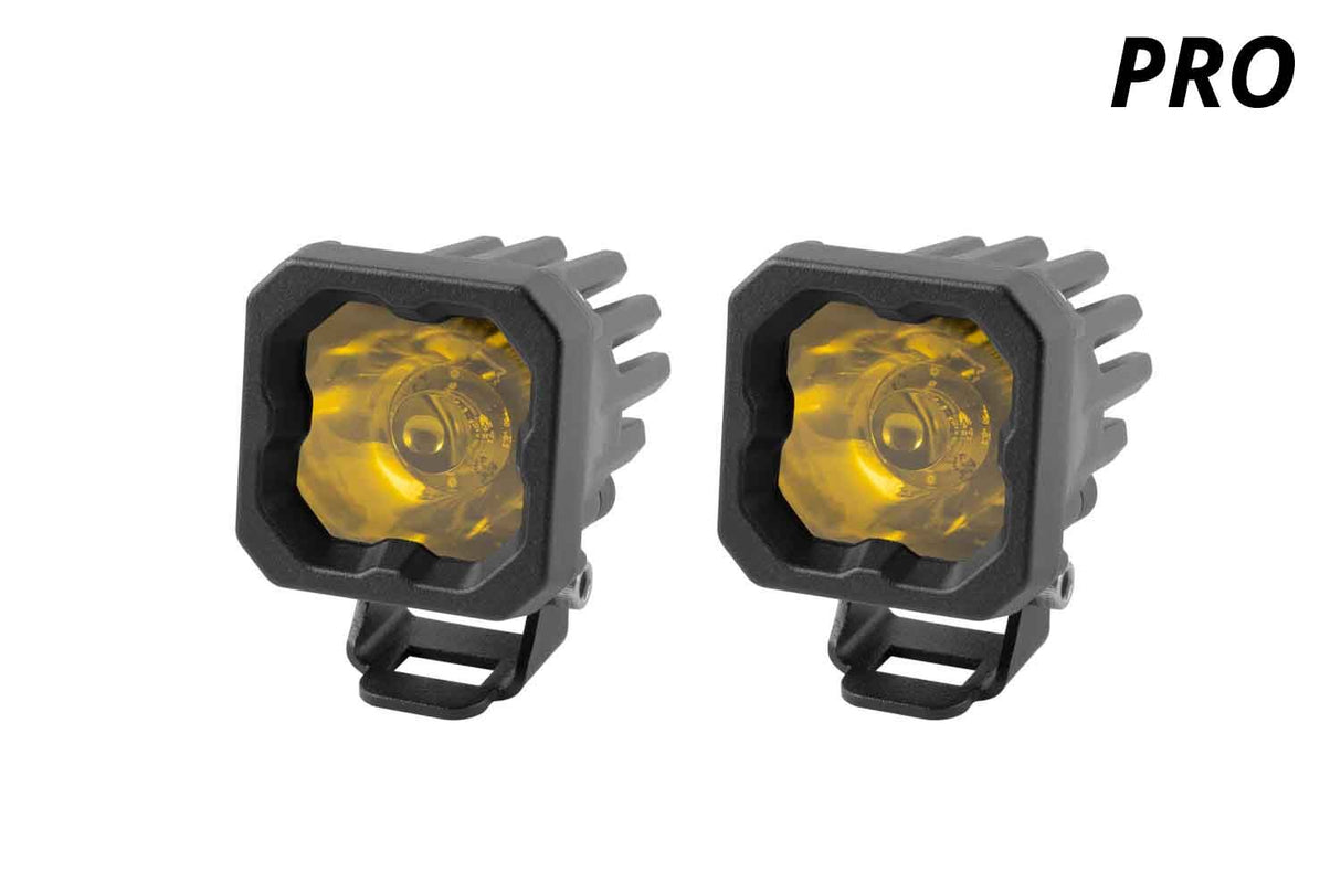Stage Series C1 1" Sae/Dot Jaune Module Led Encastré (Paire)