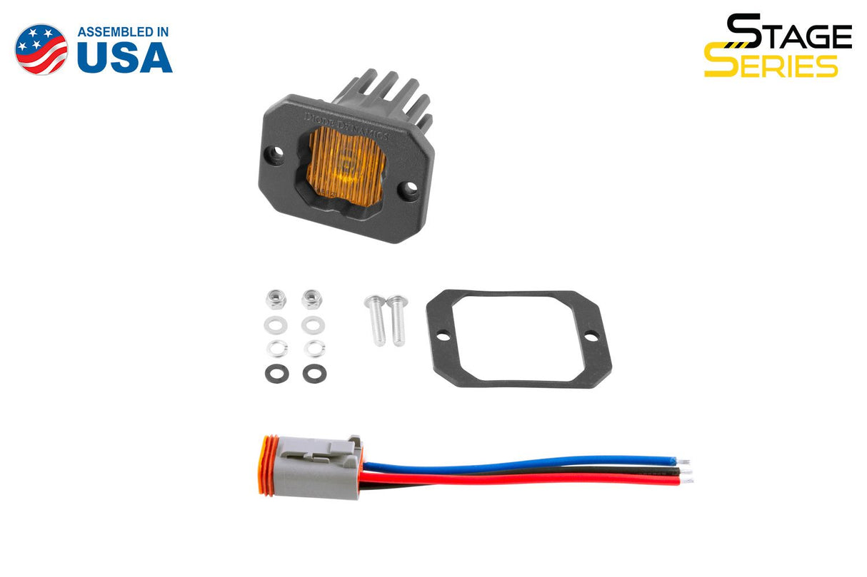 Stage Series C1 1" Sae/Dot Jaune Module Led Encastré (Paire)