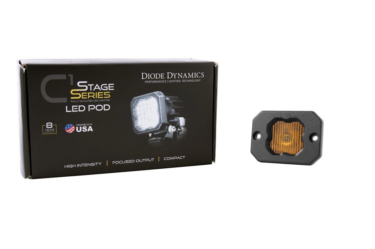Stage Series C1 1" Sae/Dot Jaune Module Led Encastré (Paire)