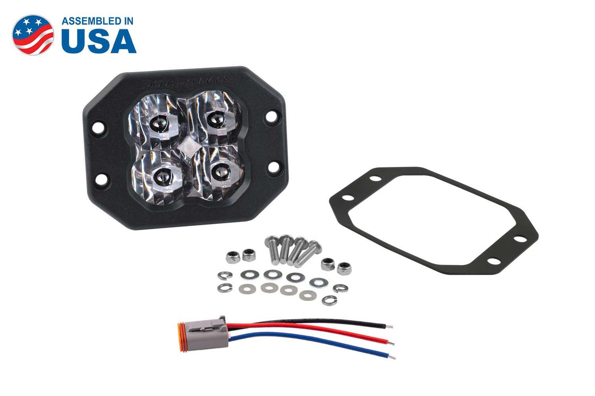 Stage Series 3" Ss3 Blanc Led Pod Encastré (Paire)