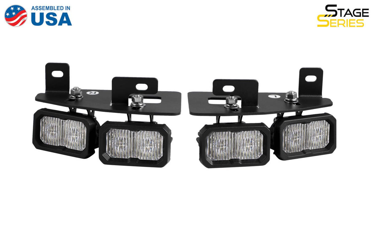 Kit d'éclairage de fossé à LED de la série Stage pour Toyota Tacoma 2016-2023