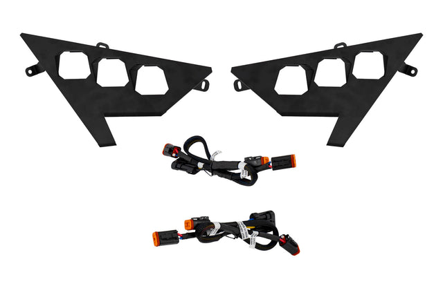 SSC1 Headlight Wiring Harnesses & Brackets for 2020-2023 Polaris RZR Pro