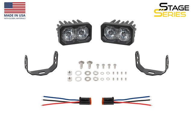 C2 2.0 SAE/DOT White Max Standard LED Pod (pair)