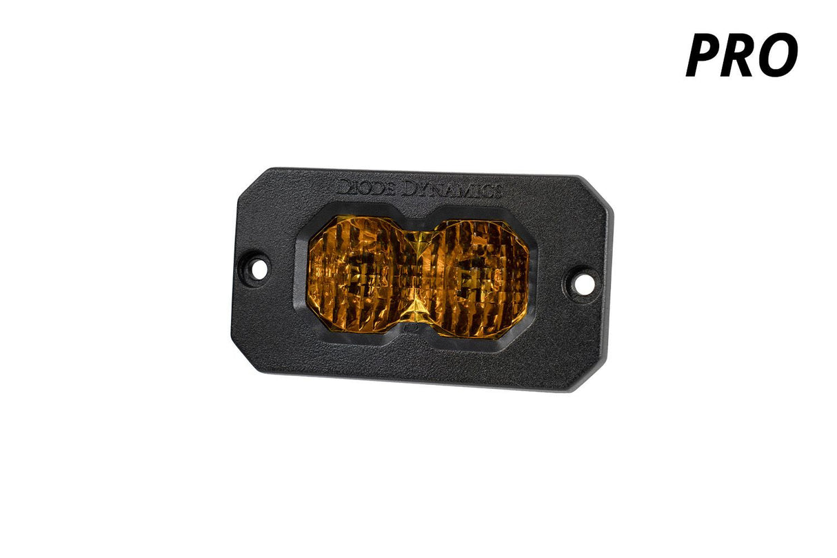 Stage Series C2 2" Sae/Dot Jaune Pod Led encastré (paire)