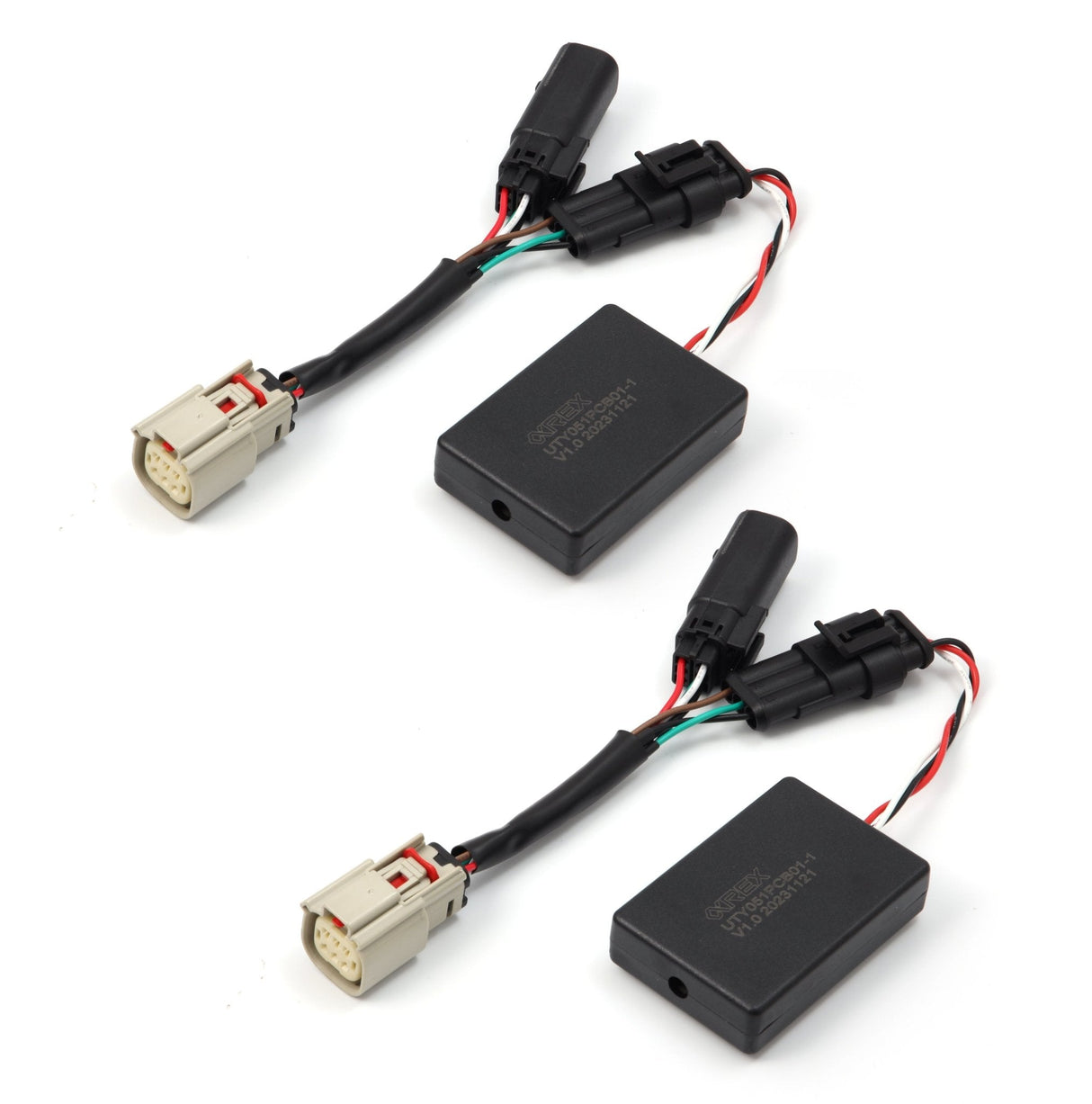 Pour Silverado 1500 16-18 / Silverado 2500HD/3500HD 17-19 / GMC Sierra 1500/2500/3500 17-19 avec feux arrière à LED d'origine vers des convertisseurs de feux arrière AlphaRex série LUXX