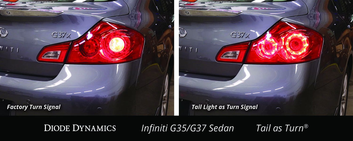 2009-2013 Infiniti G37 Sedan Tail as Turn Module (USDM) (pair)