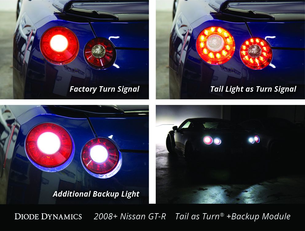 Module de clignotant arrière et de secours pour Nissan GT-R 2009-2021 (USDM)