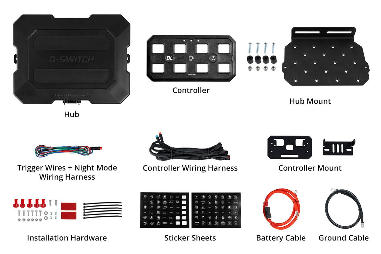 Panneau de commutation 8 canaux Diode Dynamics D-Switch