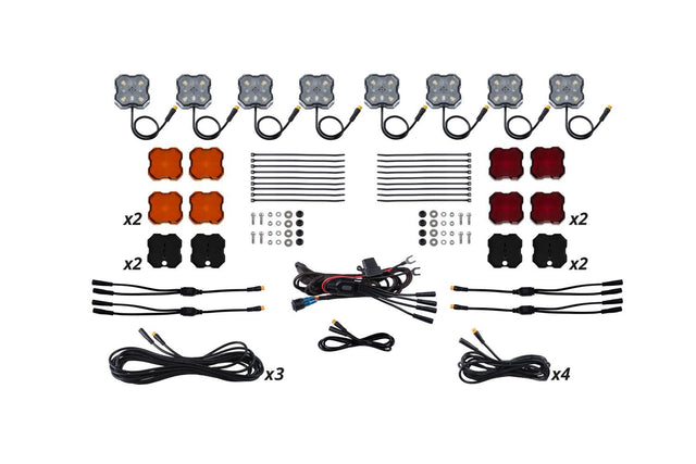 Kit d'éclairage LED monochrome Stage Series (pack de 8)